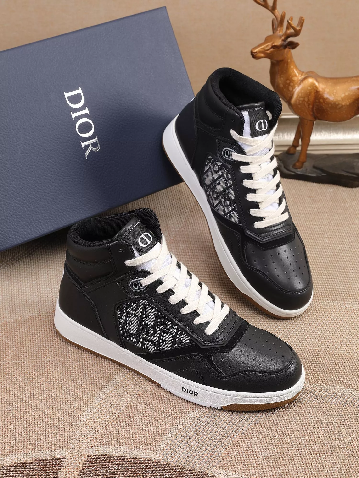 christian dior high top chaussures pour homme s_12ba1611